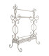 White metal towel holder 65x40x93cm