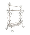 White metal towel holder 65x40x93cm