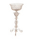 Plant Pot Stand beige metal 39x39x85cm