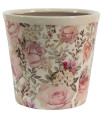 Plant Pot ceramic pink 12x12x11cm
