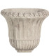 Plant Pot Stand beige metal 39x39x85cm