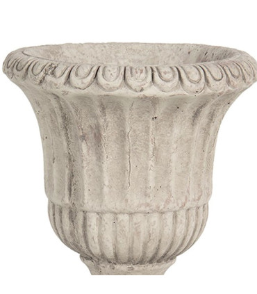 Plant Pot Stand beige metal 39x39x85cm
