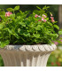 Plant Pot Stand beige metal 39x39x85cm