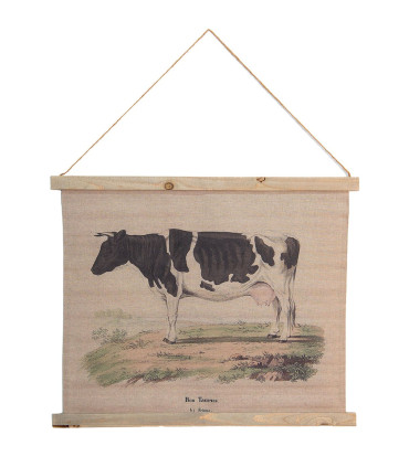 Wall Decoration cow 64x2x53cm
