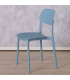 Chaise en plastique bleu 42x40x79cm