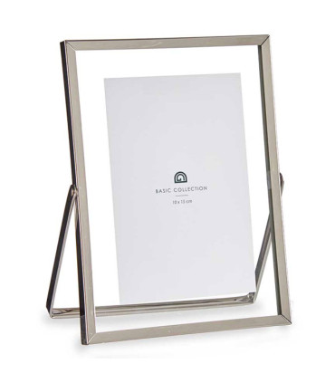 Photo Frame silver metal and glass 13x18cm