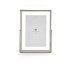Photo Frame silver metal and glass 13x18cm