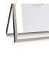Photo Frame silver metal and glass 13x18cm