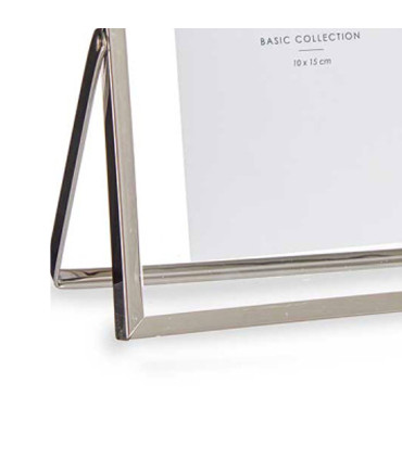 Photo Frame silver metal and glass 13x18cm