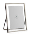 Photo Frame silver metal and glass 13x18cm