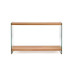 Coffee Table Wood and glass 120x40x76cm