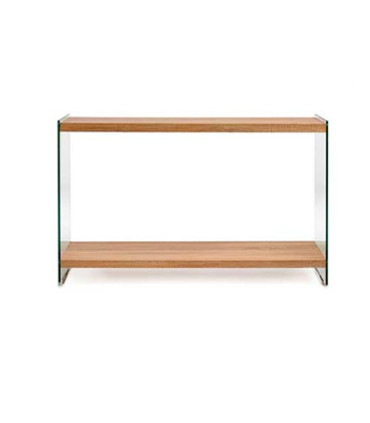 Coffee Table Wood and glass 120x40x76cm