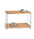 Coffee Table Wood and glass 120x40x76cm