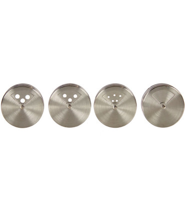 Set of 9 Spice Glass Jars + holder 19x19x23.5cm