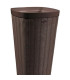 Chrome Metal Round Umbrella Stand 21x21x50cm