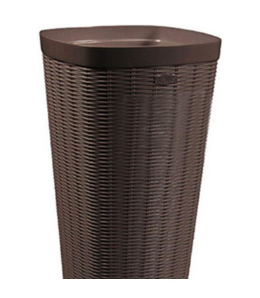 Chrome Metal Round Umbrella Stand 21x21x50cm