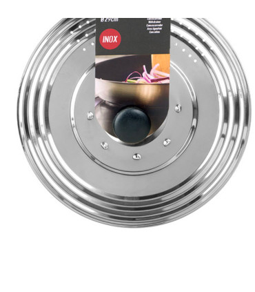 Couvercle passoire en inox 29cm