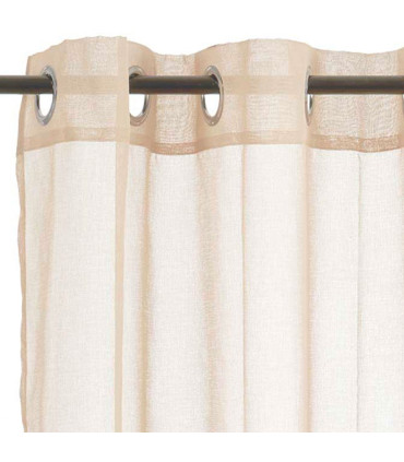 Curtain Polyester beige 140x260cm