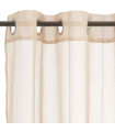 Curtain Polyester beige 140x260cm