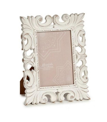 Photo Frame white Wood 13x18cm