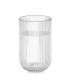 Set de 6 gobelets à eau en verre strié 43cl