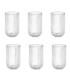 Set of 6 water Glasses transparent 43cl