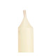 Set de 8 bougies pour chandelier beige longues 2x2x20cm