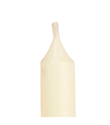 Set de 8 bougies pour chandelier beige longues 2x2x20cm