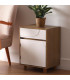 Night Stand wood and white 40x30x53cm