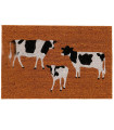 Paillasson coco vaches 60x40x1.5cm