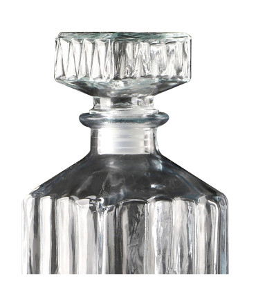 Vintage Glass Whisky Decanter 1L