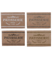 Rectangular Table Set jute set of 4 43.5x28.5cm