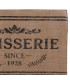 Set de 4 sets de table en jute patisserie 43.5x28.5cm