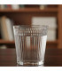 Set de 3 verres à eau en verre strié 24cl