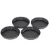 Set de 4 moules à tartelettes 12x12x2cm