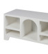 Meuble de télévision design blanc niches 120x40x50cm