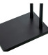 Black Metal Towel Holder 37x20x79cm
