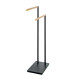 Black Metal Towel Holder 37x20x79cm