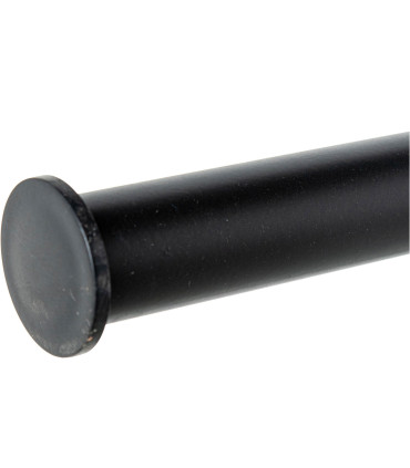 Black Metal Towel Holder 37x20x79cm