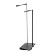 Black Metal Towel Holder 37x20x79cm