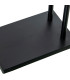 Black Metal Towel Holder 37x20x79cm