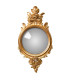 Round Wall Mirror Polyresin Convex