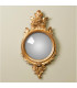 Round Wall Mirror Polyresin Convex