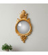 Round Wall Mirror Polyresin Convex