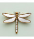 Wall Decoration gold resine dragonfly 26x35cm