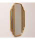 Miroir en métal doré art déco 63.5x2.5x90cm