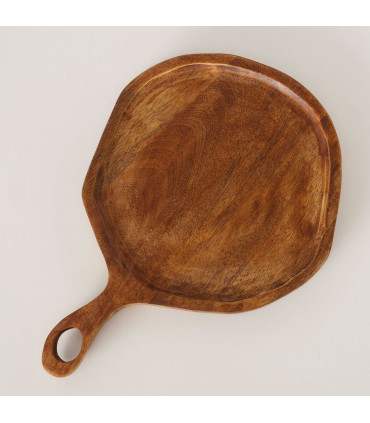 Plateau de service en bois de manguier 35x25x2cm