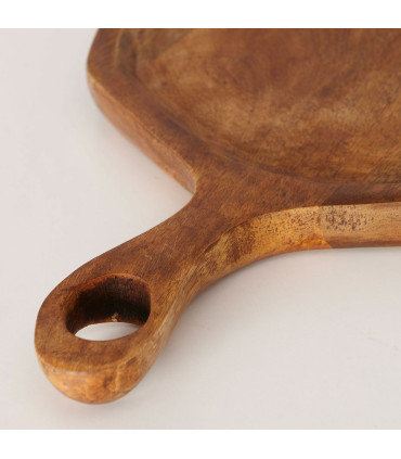 Plateau de service en bois de manguier 35x25x2cm