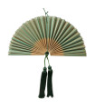 Wall decoration bamboo green fan 70x60x3cm