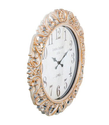 Wall Clock gold 68x68x6.5cm